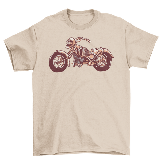 Skeleton bike t-shirt