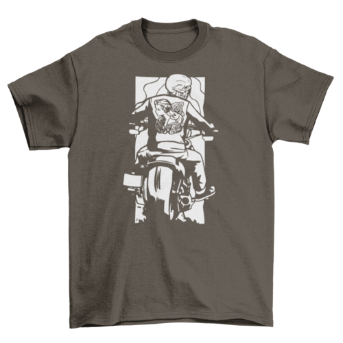 Biker skeleton t-shirt