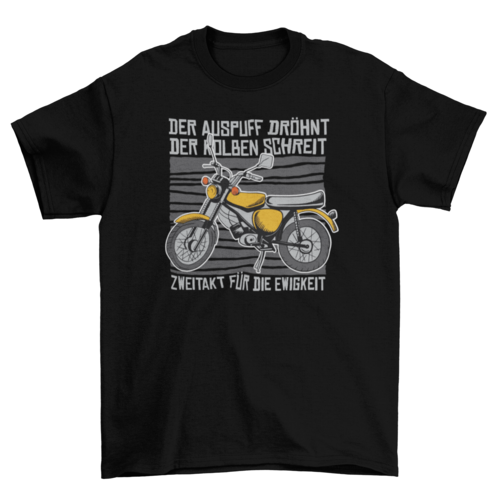 Motorbike german quote t-shirt