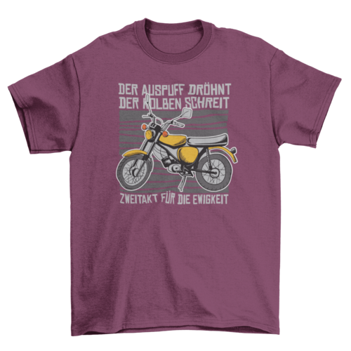 Motorbike german quote t-shirt