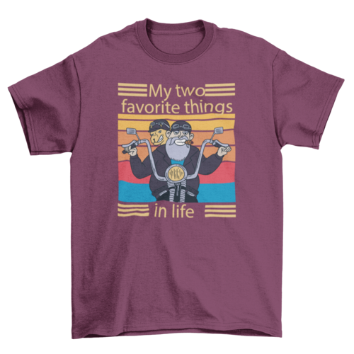 Two favorite things t-shirt