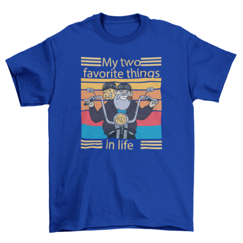 Two favorite things t-shirt