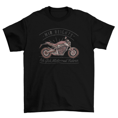 Vintage motorcycle ride t-shirt