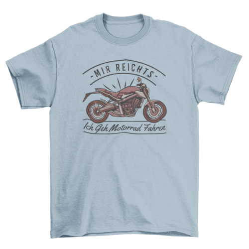 Vintage motorcycle ride t-shirt