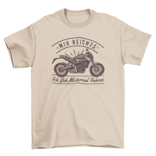 Vintage motorcycle ride t-shirt