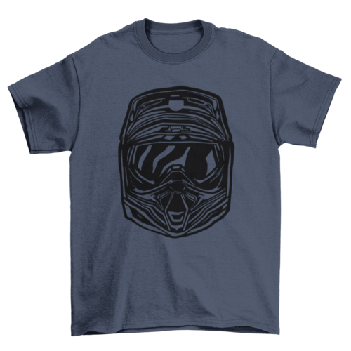 Awesome motorcross helmet t-shirt