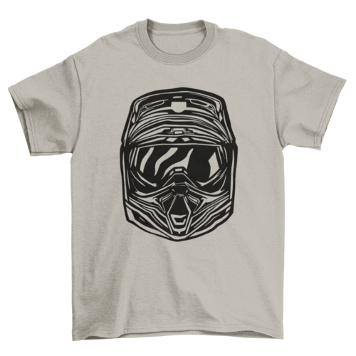 Awesome motorcross helmet t-shirt