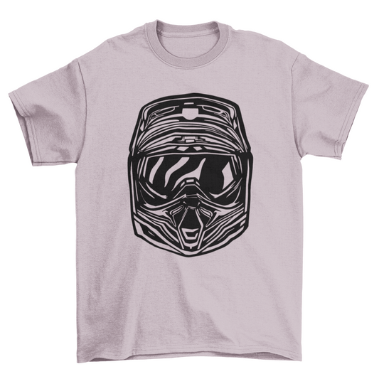 Awesome motorcross helmet t-shirt