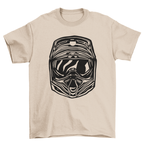 Awesome motorcross helmet t-shirt