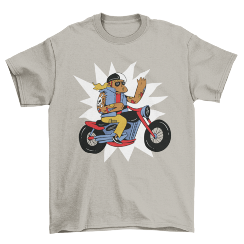 Boy driving a motorcycle t-shirt