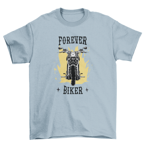 Forever biker t-shirt design