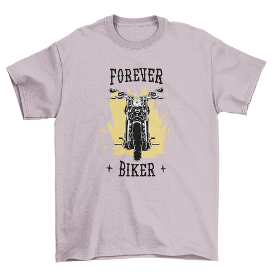 Forever biker t-shirt design