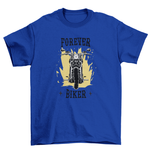 Forever biker t-shirt design