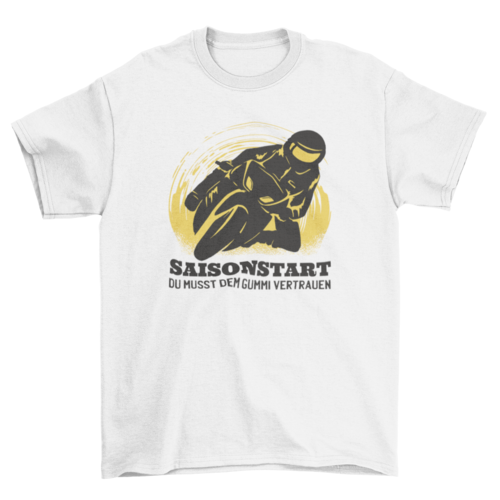 Cool motorcycle stunt t-shirt