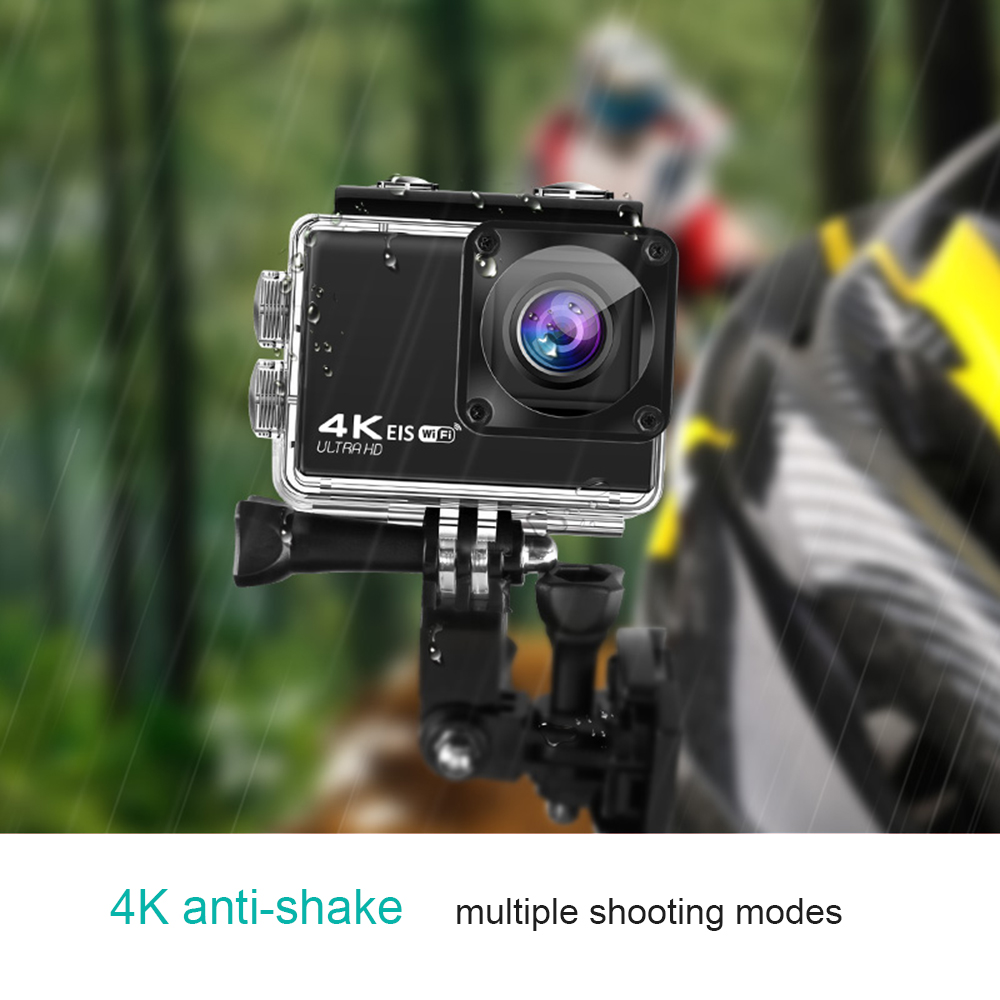 4K 60FPS HD Waterproof Wireless WIFI Sport Action EIS Camera