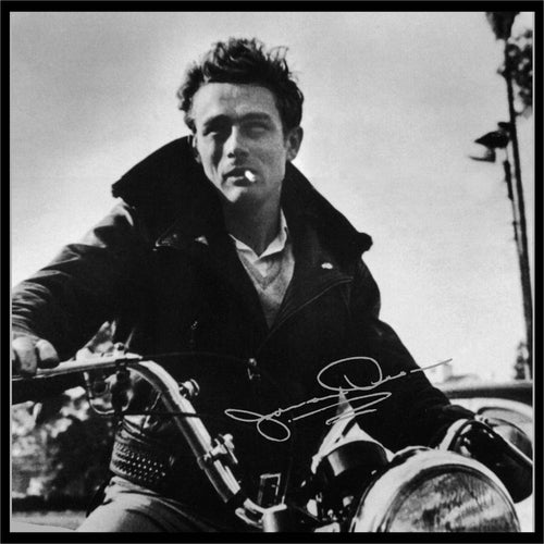 3 Inch Cloth  Patch James Dean On Motorcycle