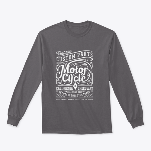 Motorcycle Typography, T-Shirt Graphics, Vectors