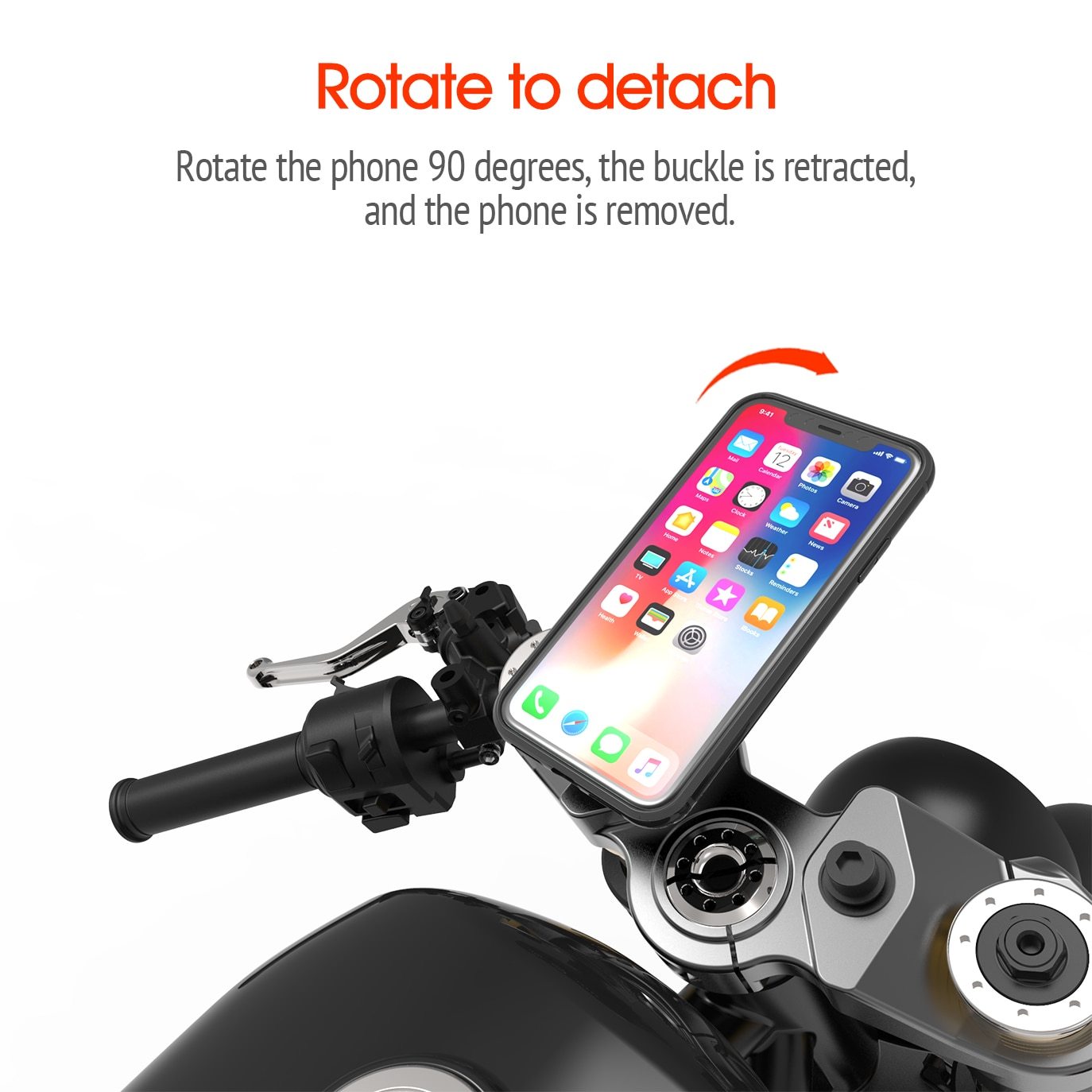 Motorcycle Phone holder For iPhone 11 Pro XsMax 8plus 7s 6