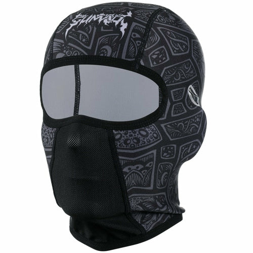 Winter Warm Motorcycle Full Face Mask Fleece Moto Balaclava Windproof