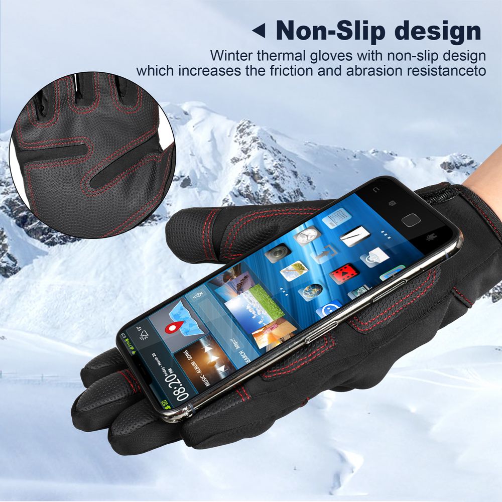 Touch Screen Motorcycle Gloves Moto Motocross Winter Thermal Non-slip