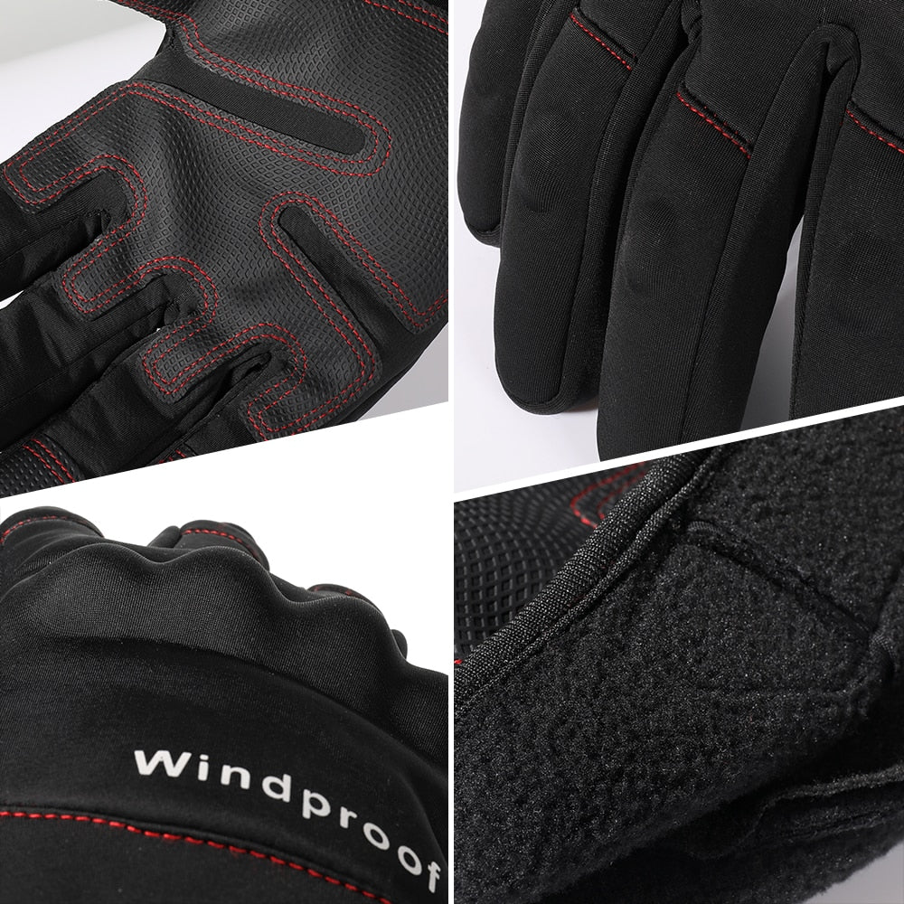 Touch Screen Motorcycle Gloves Moto Motocross Winter Thermal Non-slip