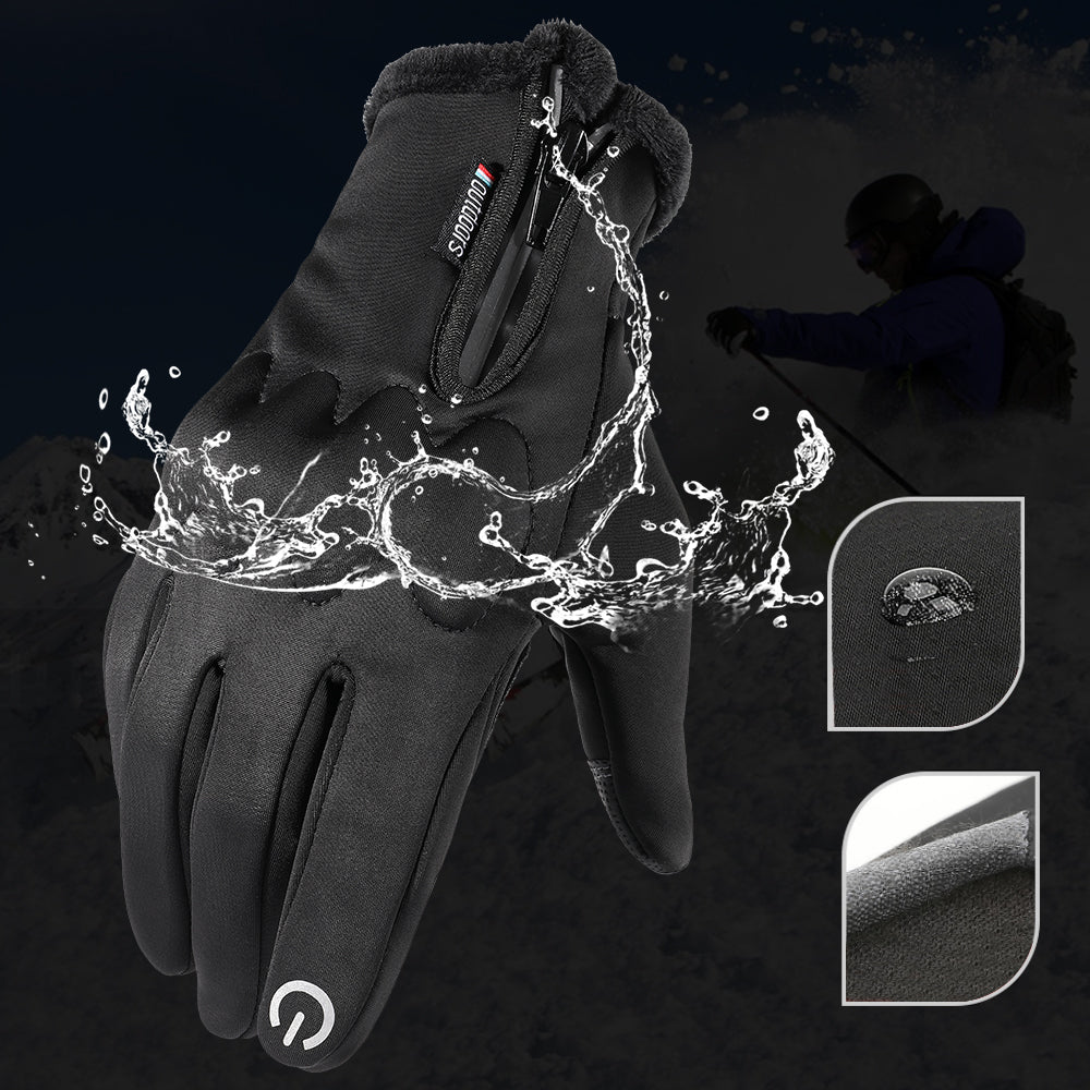 Touchscreen Motorcycle Full Finger Gloves Winter Warm Moto Motocross