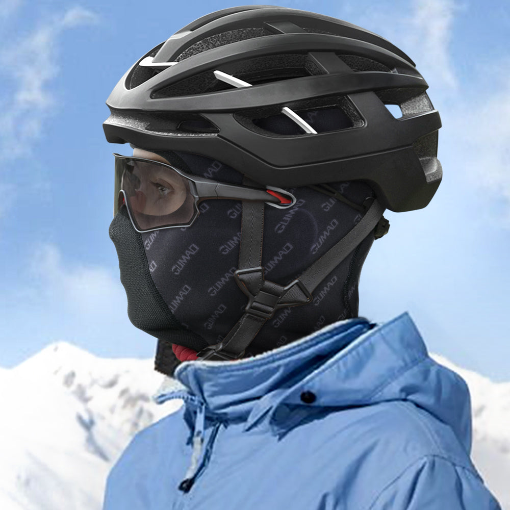 Winter Warm Motorcycle Full Face Mask Fleece Moto Balaclava Windproof