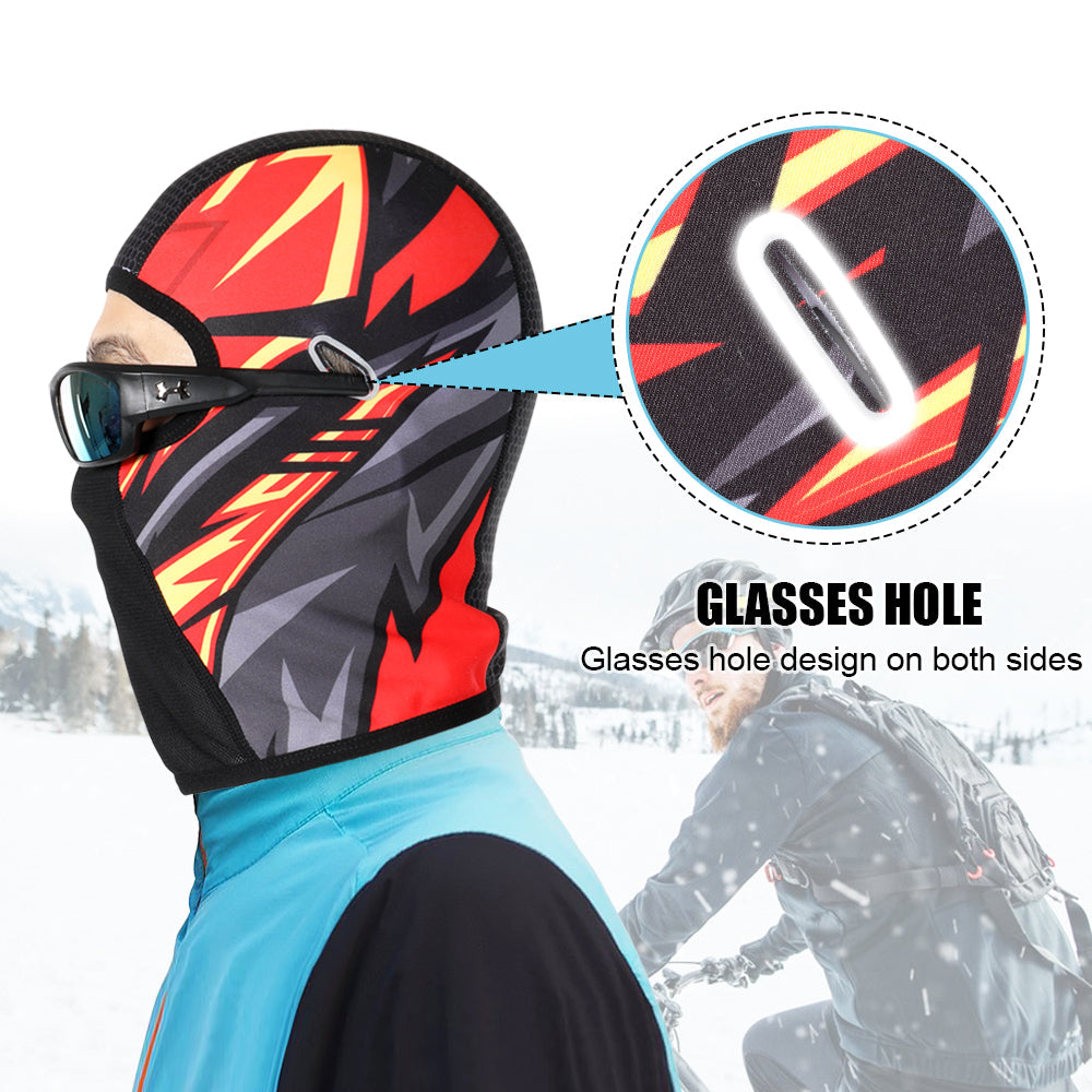 Winter Warm Motorcycle Full Face Mask Fleece Moto Balaclava Windproof