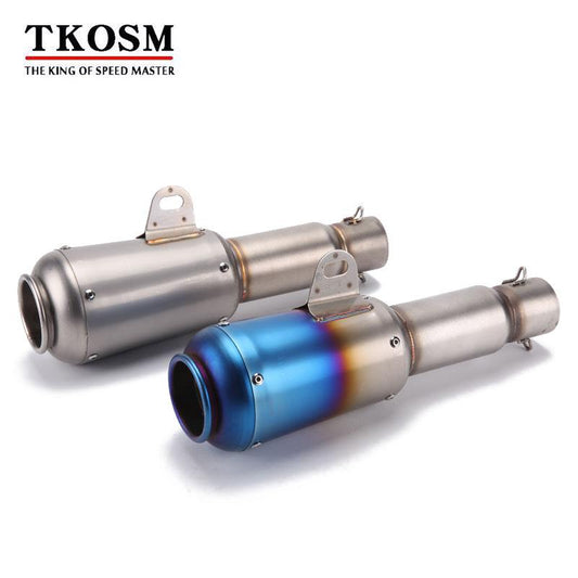 TKOSM Motorcycle scooter exhaust muffler pipe 51mm Akrapovic Refit